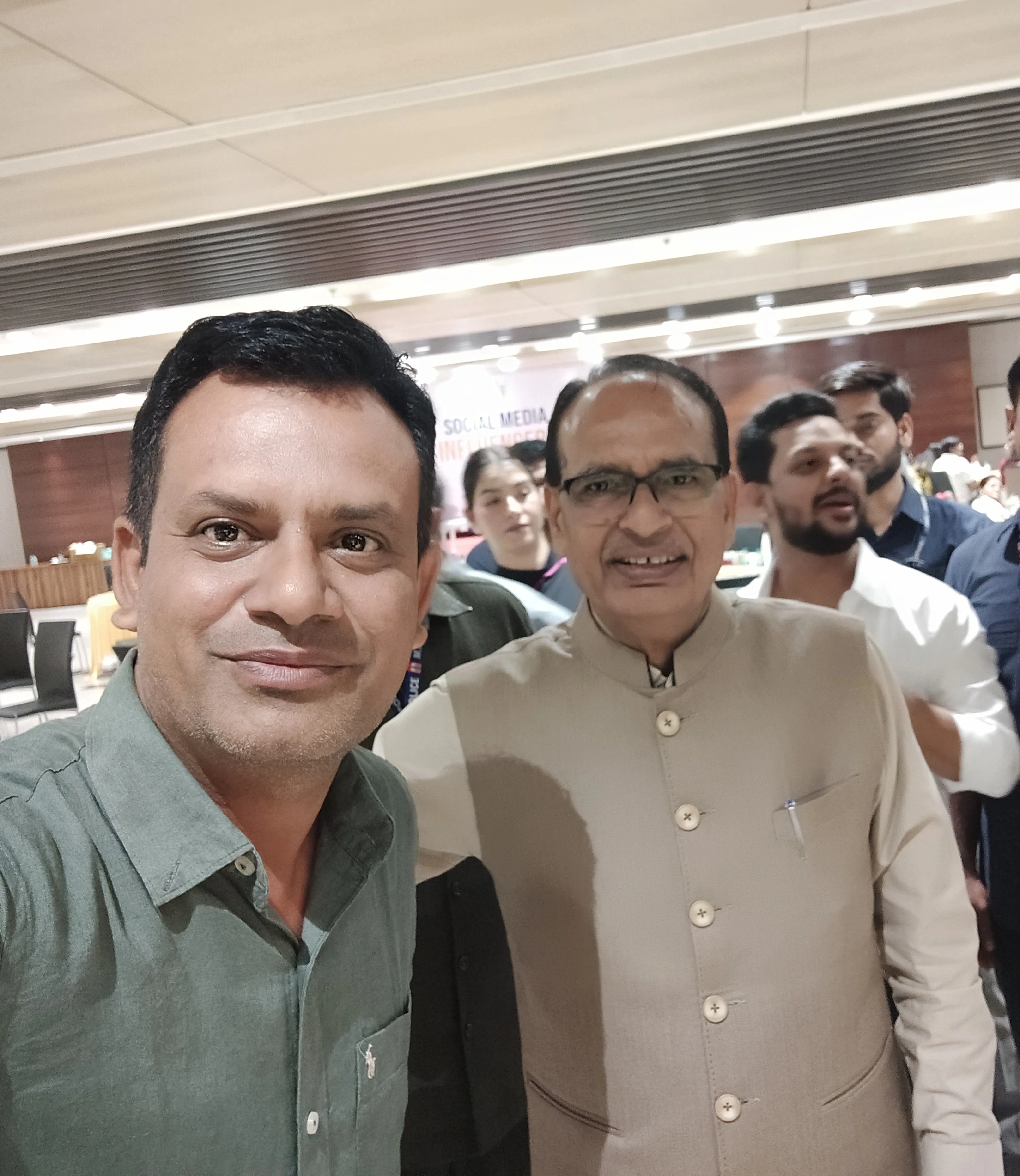 With Hon'ble Agri Minister mama ji